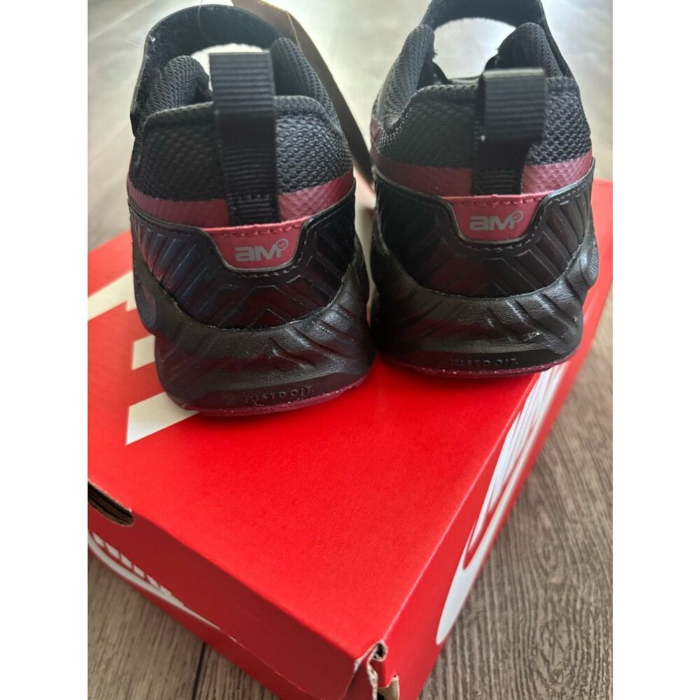 Nike Black & Burgundy Kids' Athletic Sneakers - Picture 5 of 6
